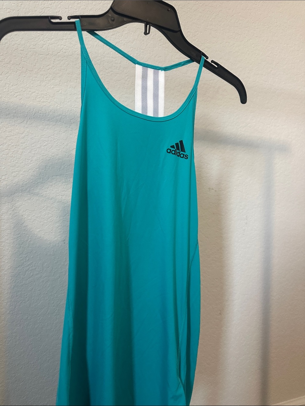 adidas Teal Blue Racerback Tank Top